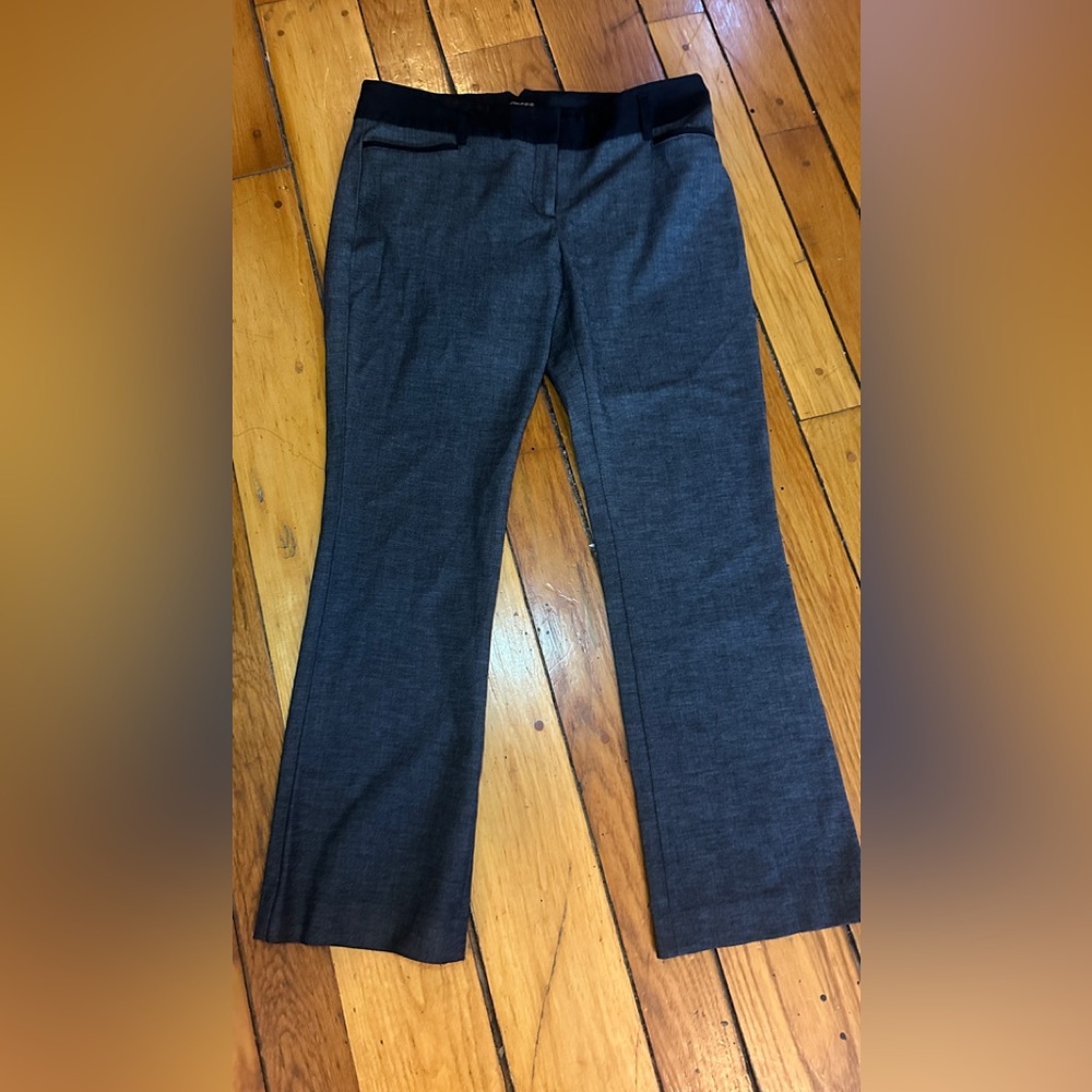 Black with gray dress pants